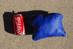 Nano Puff vest packed into it's own pocket