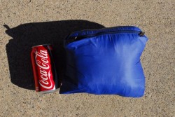 size medium Nano Puff Hoody packed away in it's own pocket