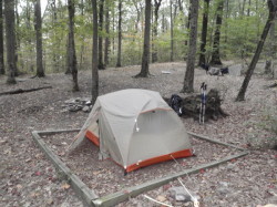 AT crampton gap tent site