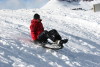 Sledding at Molas Pass in Colorado