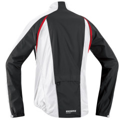 back of Black/white/Red Contest Jacket