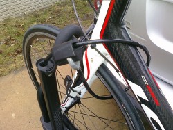 Integrated cable lock