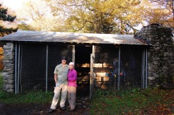 At Laurel Gap Shelter in the Smoky Mountains with m huny...