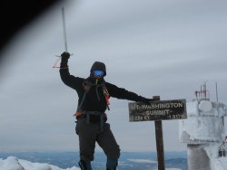 Kishtwar at the summit of Washington