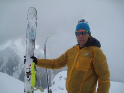 Summit of Goat Mountain (Cascades) ....Andy Traslin....photo Mike Traslin