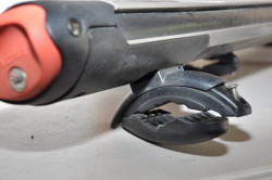 The "claw" that clamps onto the crossbars...