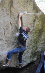 Mark Raison showing his ninja skills