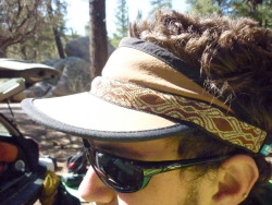 Dave in his Kavu Visor, Pyrite