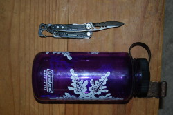 Skeletool with 1L Nalgene