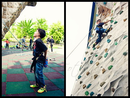 Johnny Climbing