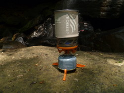 Jetboil Ti at Sipsey Wilderness
