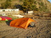 on the beach on Catalina Island