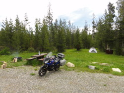 Moto Camping w the Hammerhead