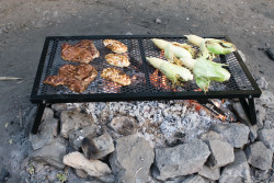 Grill in action