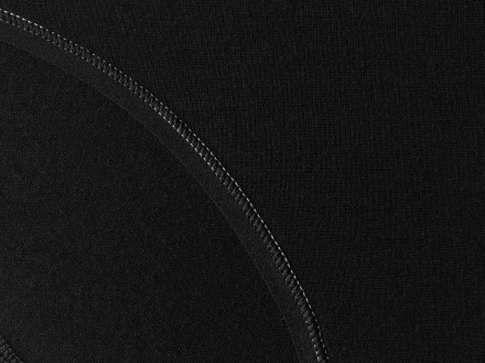 Black fabric detail