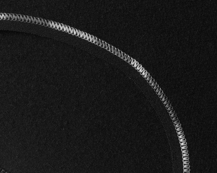 Black fabric detail