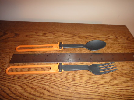 MSR Alpine Collapsible Spoon and Fork: Expanded