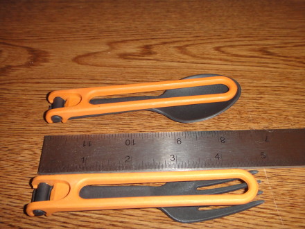MSR Alpine Collapsible Spoon and Fork: Collapsed