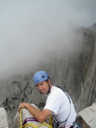 Customized Half Dome atop the Lowe Route