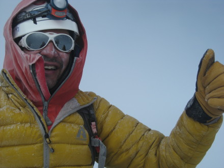 on top of Cayambe