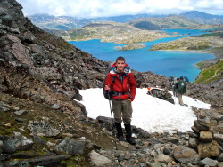 Going down the Golden Stair Cace