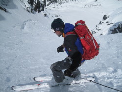 Skier Andy Traslin...Mt Phillinstine...photo Mike Traslin..