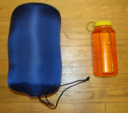 Marmot Helium Compared to Nalgene Bottle