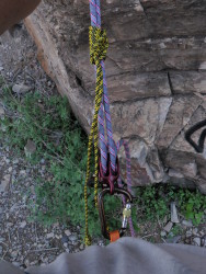 This is a better shot of my self belay..