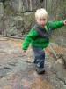 Bryce at waterfall
