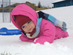 snow crawling