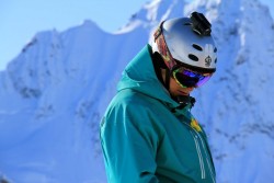 Guide at Alaska Heliskiing in Angle jacket