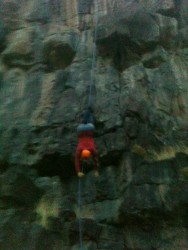 rappelling