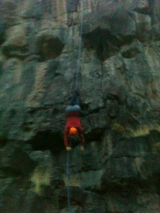 rappelling