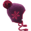 Matching Coal Greta Pom Beanie in Violet