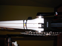 bottom tube at BB is wide and stiff