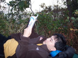 reading book