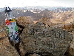 Klean Kanteen on Mt. Elbert summit