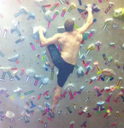 using my pythons for the local bouldering comp