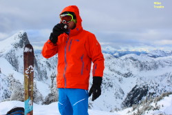 Perfect ski mountaineering ski....That is what my brother Andy..pictured here, tells me.