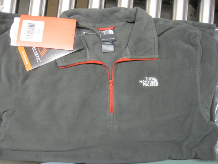 Graphite Gray colorway with Red zipper
