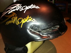 Maze Helmet Saves a Life - Alta Main Chute 8-24-11