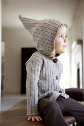 Nui Organics Rib Hooded Jacket