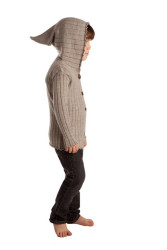 Nui Organics Rib Hooded Jacket