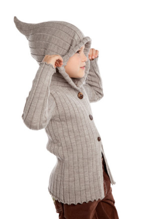 Nui Organics Rib Hooded Jacket