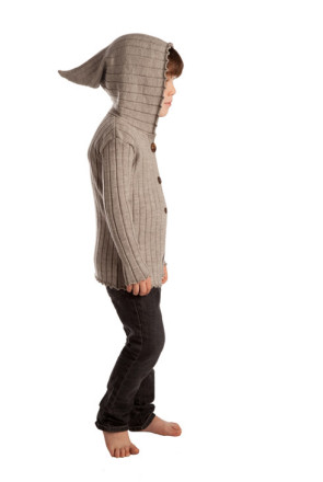 Nui Organics Rib Hooded Jacket