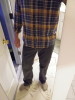 Buckshot Flannel in Prussian Blue