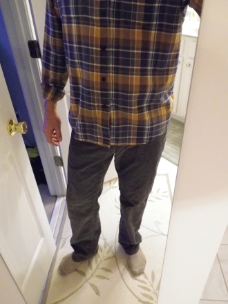Buckshot Flannel in Prussian Blue