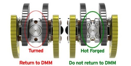 The old cams were cold forged so if you are buying the hot forged cams you will have no issue with recalled gear. Also if you look at the top of the camp (stem pointed down) and see that it has an "X" shape that is an indication of the new hot forged cam (see photo).