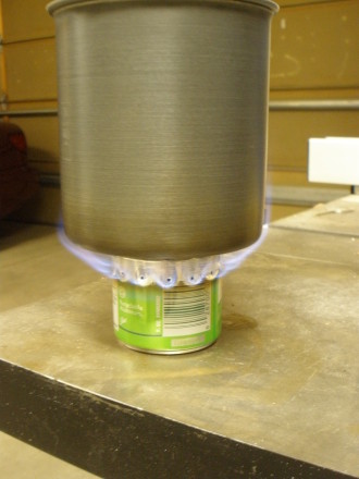 Works well with alcohol stoves