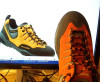 orange shoe